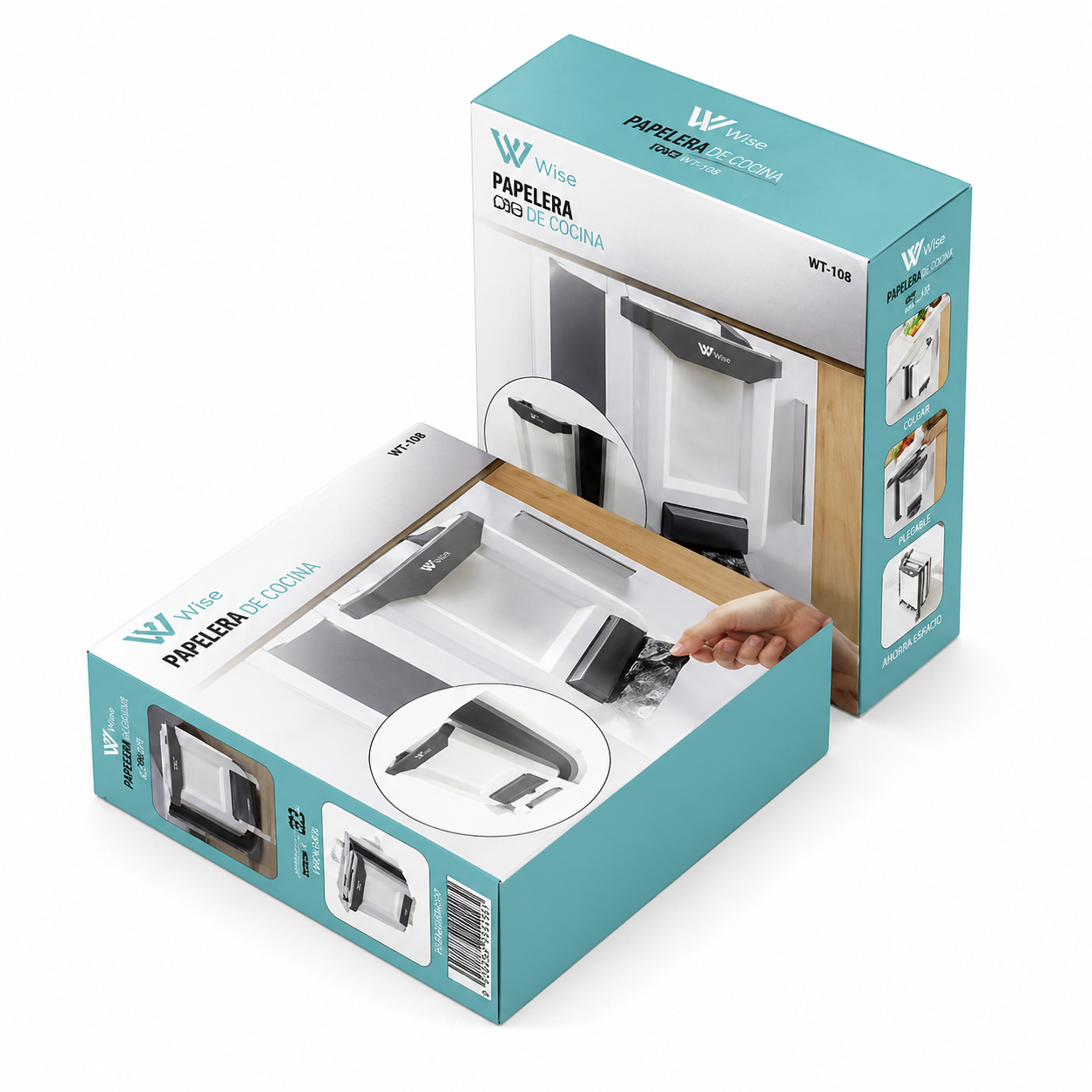 Papelera Plegable Inteligente