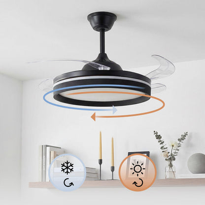 Ventilador LED Retráctil Inteligente