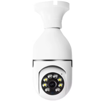 Cámara de Seguridad WiFi Tipo Bombilla 360°